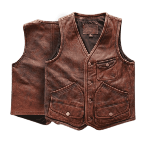Mens-Leather-Vest