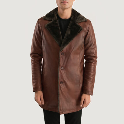 cinnamon-distressed-leather-fur-coat