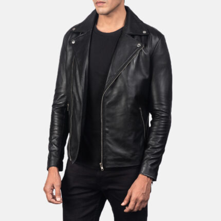 noah-black-leather-biker-jacket